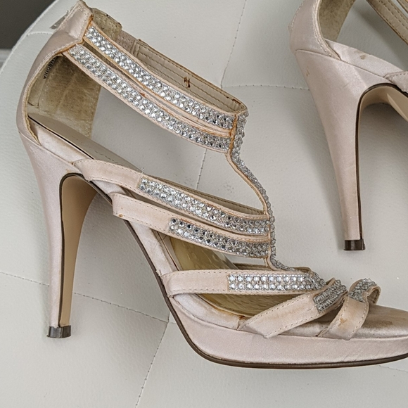 Spring pink platform heels - Picture 4 of 9